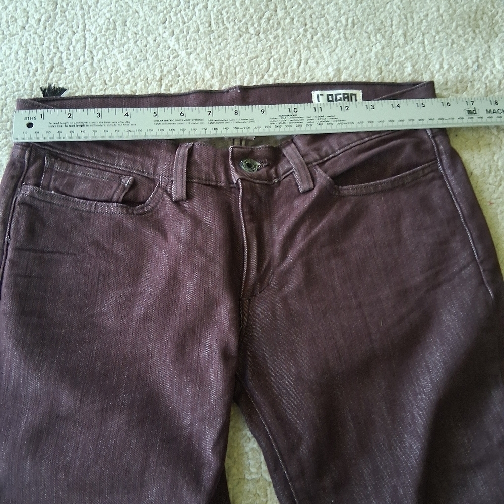 Rogan Elegant Purple Straight Leg Jeans New - Picture 5 of 6